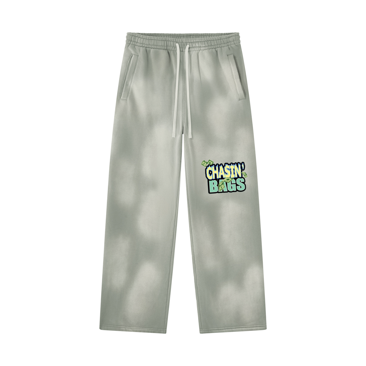 Unisex Sunfade Wide Leg Fleece Sweatpants ( SET 1)