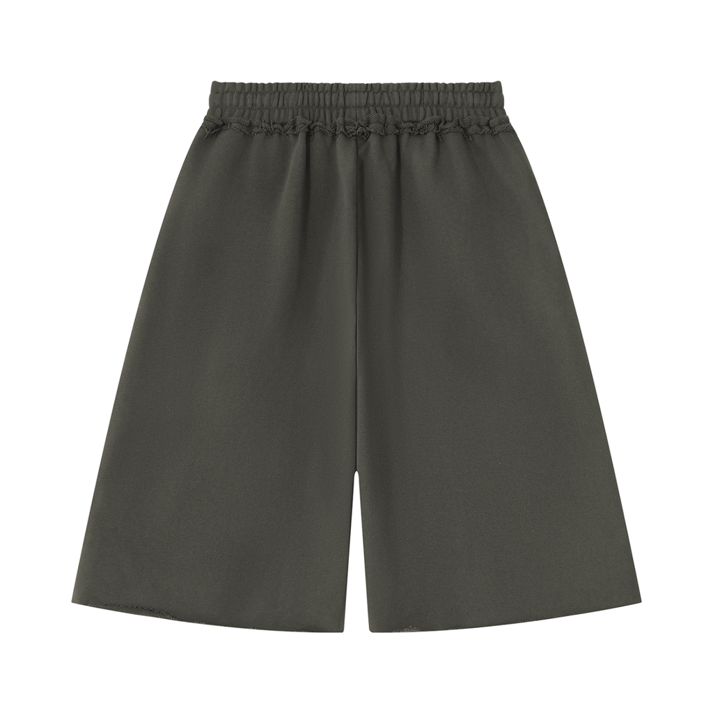 Retro icon 1 on Unisex Heavyweight Raw Edge Shorts