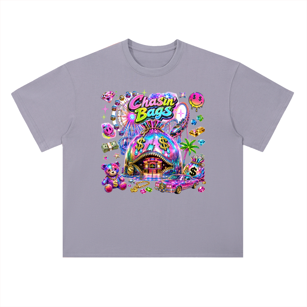 Heavyweight Drop Shoulder Cotton T-Shirt
