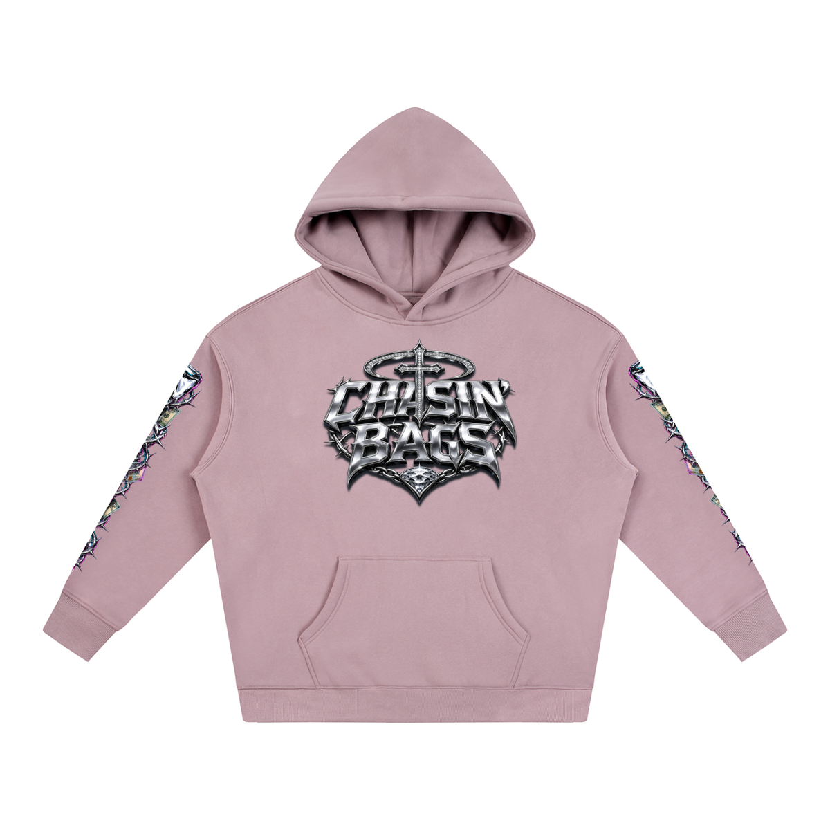 Oversize Fleeced Hoodie (IN MY BONES)