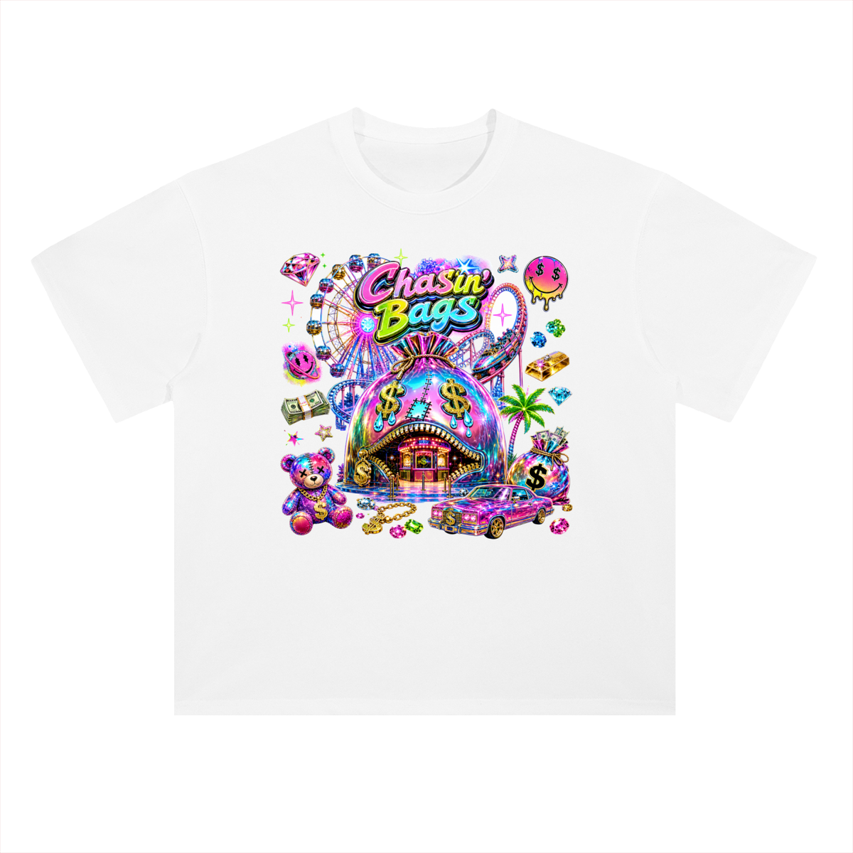 Heavyweight Drop Shoulder Cotton T-Shirt