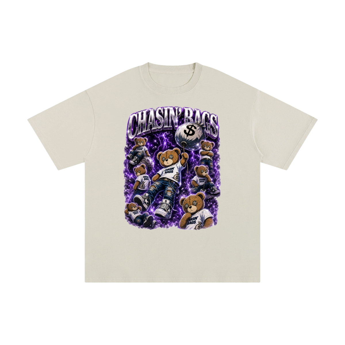Beary Floats Unisex Pure Cotton T-Shirt