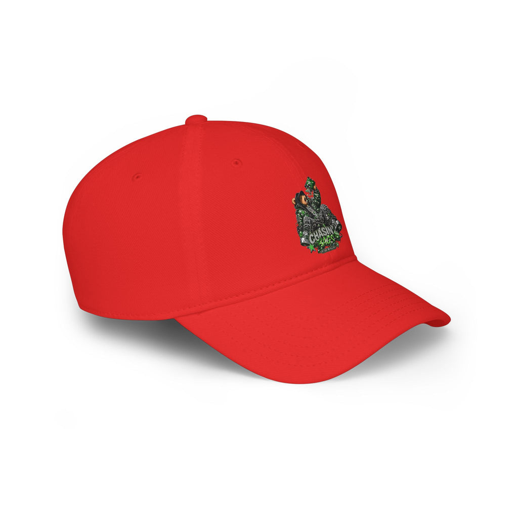 Low Profile Baseball Cap — 'Chasin' Bass' EATING Graphic Hat