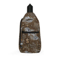 Sling Bag — 'Chasin' Bags' Dollar Sign Brown Streetwear Crossbody