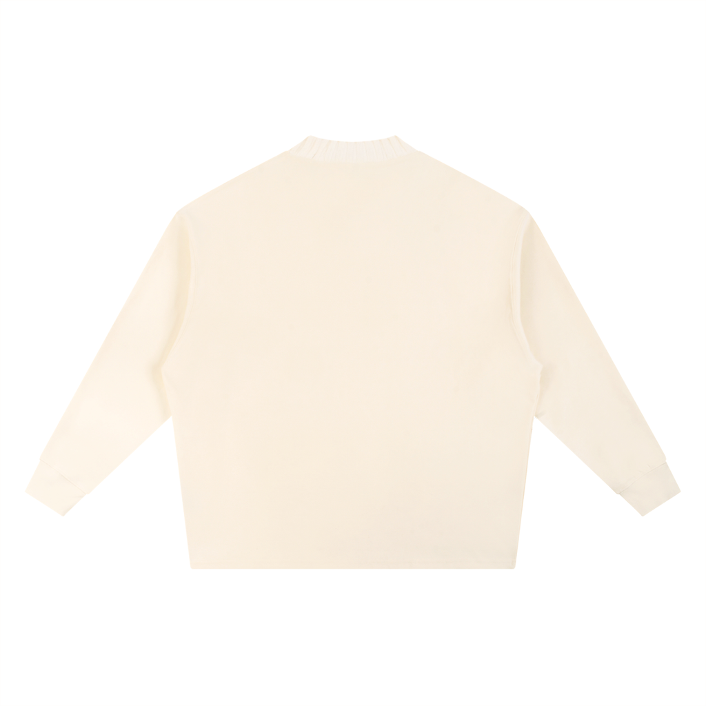 BEARY Knitted Round Neck Oversize Sweatshirt