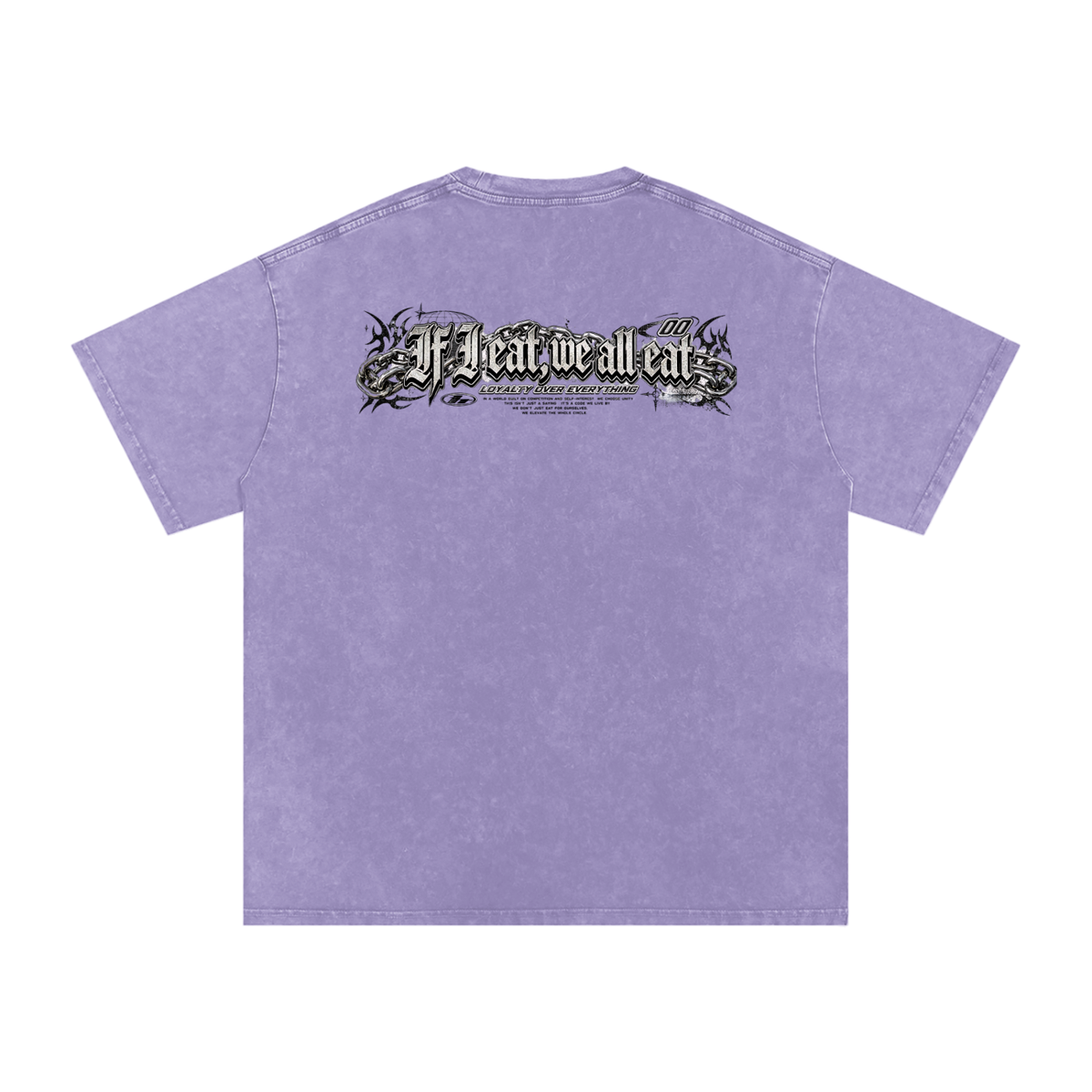 IF I EAT BEARY ON Snow Washed Oversized Cotton T-Shirt