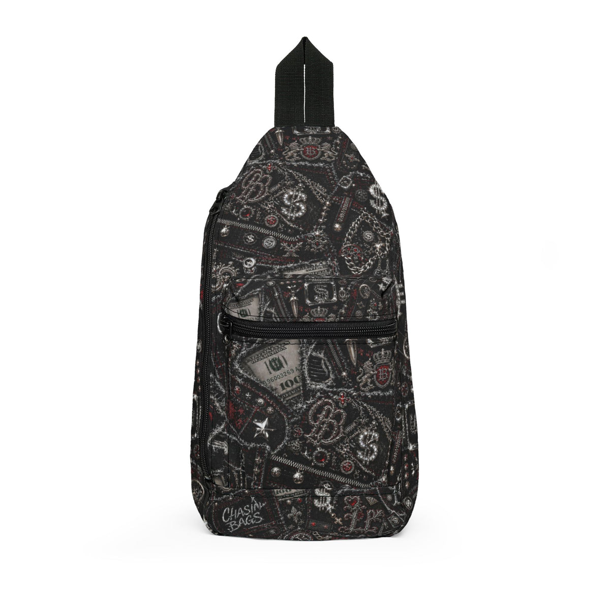 Sling Bag — BLACK JUNK CHARM INSPIRED Collage Crossbody Bag
