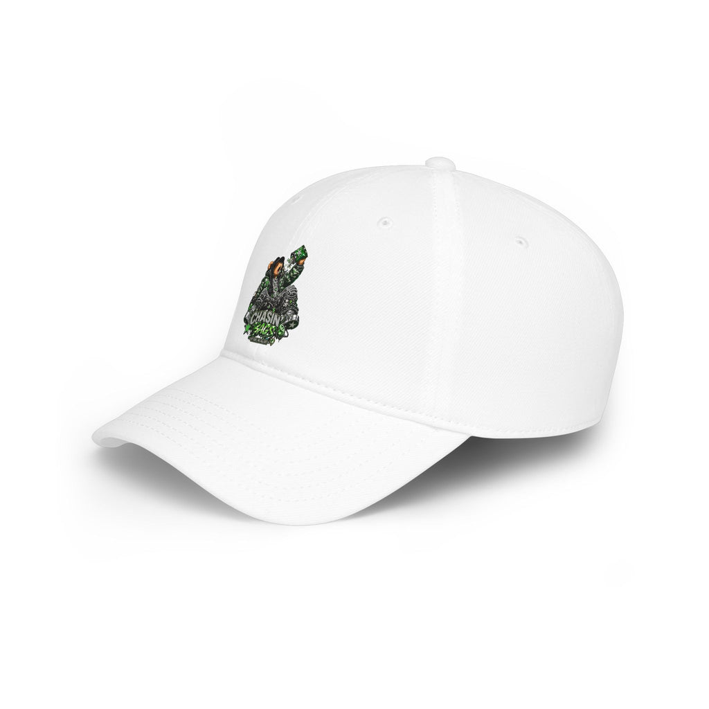 Low Profile Baseball Cap — 'Chasin' Bass' EATING Graphic Hat