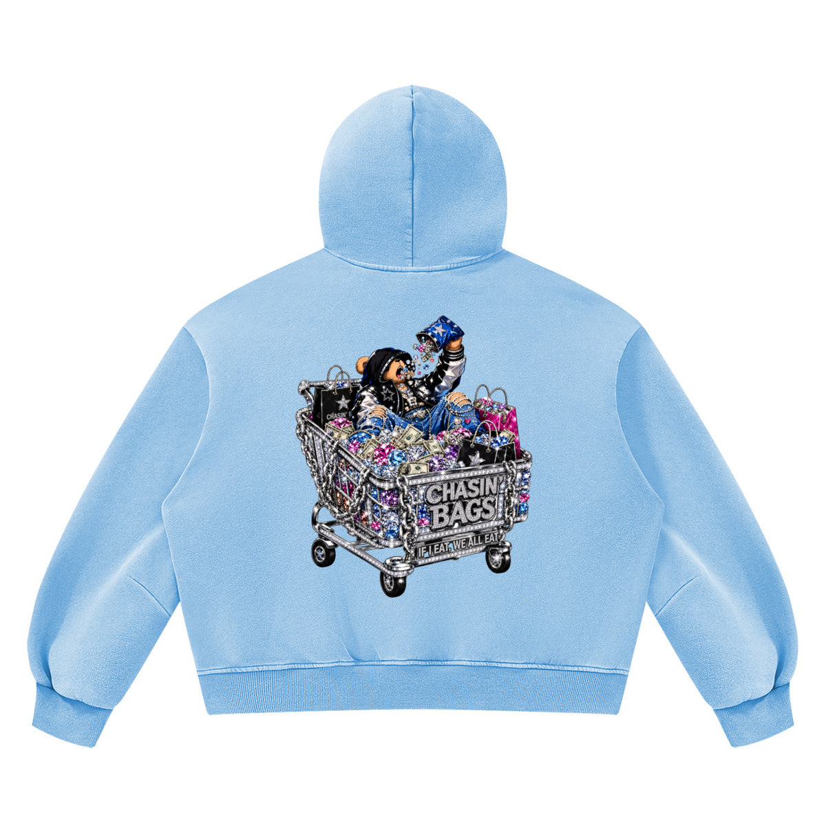 Unisex Vintage Wash Boxy Fleece Hoodie