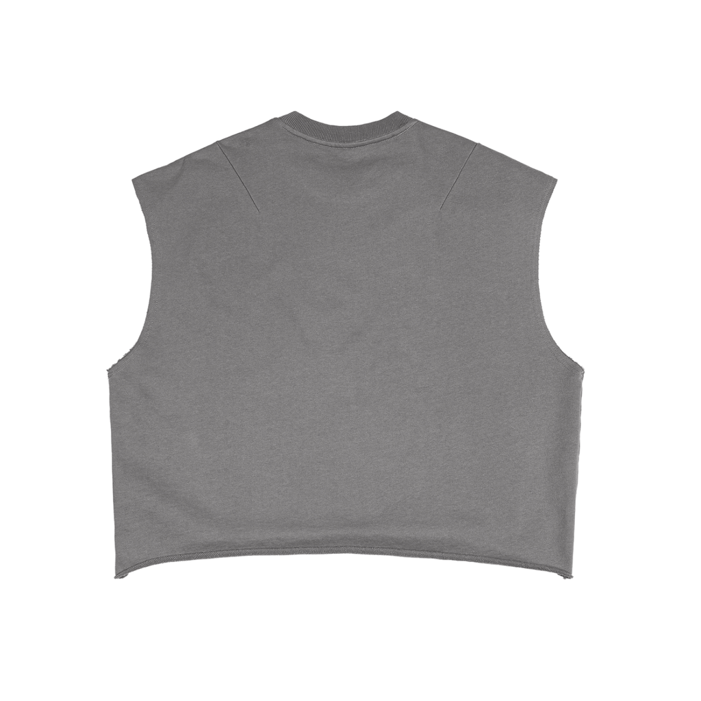 FLAME ICON ON French Terry Boxy Tank Top