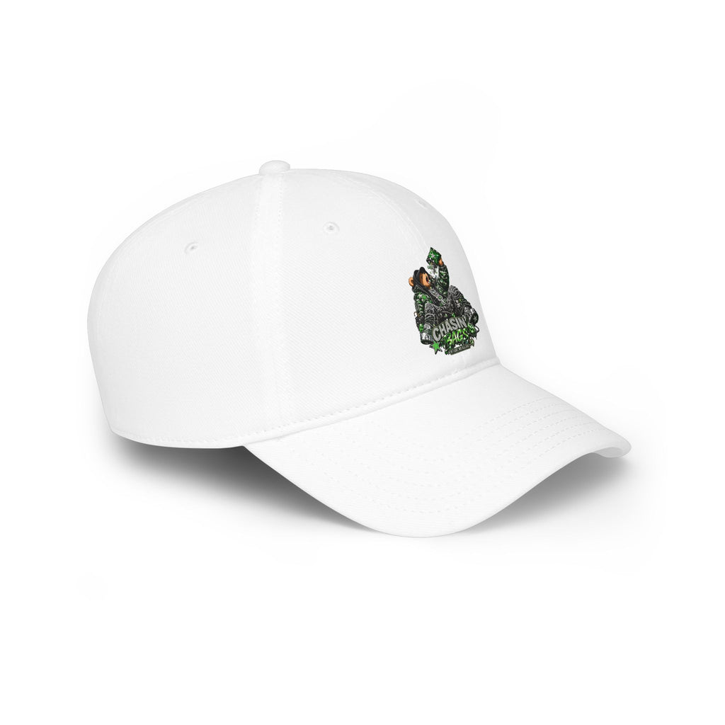 Low Profile Baseball Cap — 'Chasin' Bass' EATING Graphic Hat