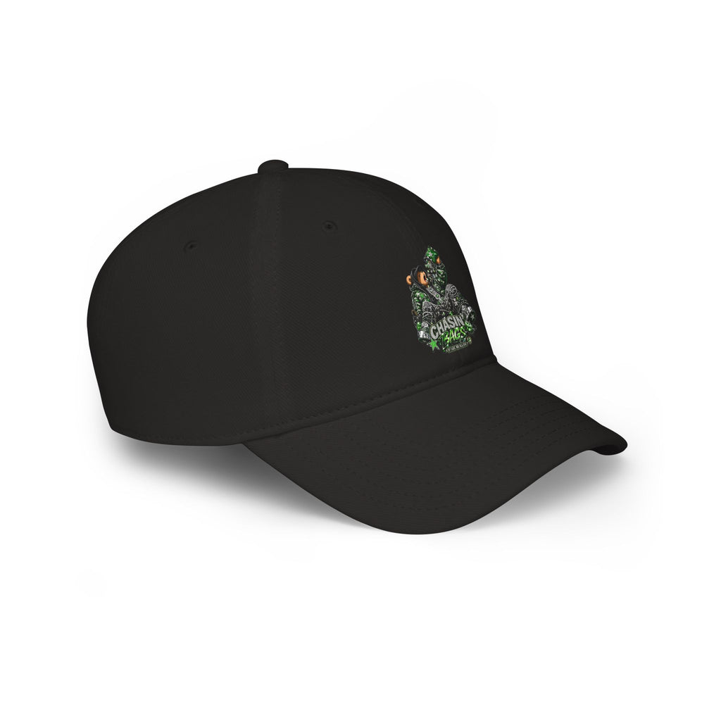 Low Profile Baseball Cap — 'Chasin' Bass' EATING Graphic Hat
