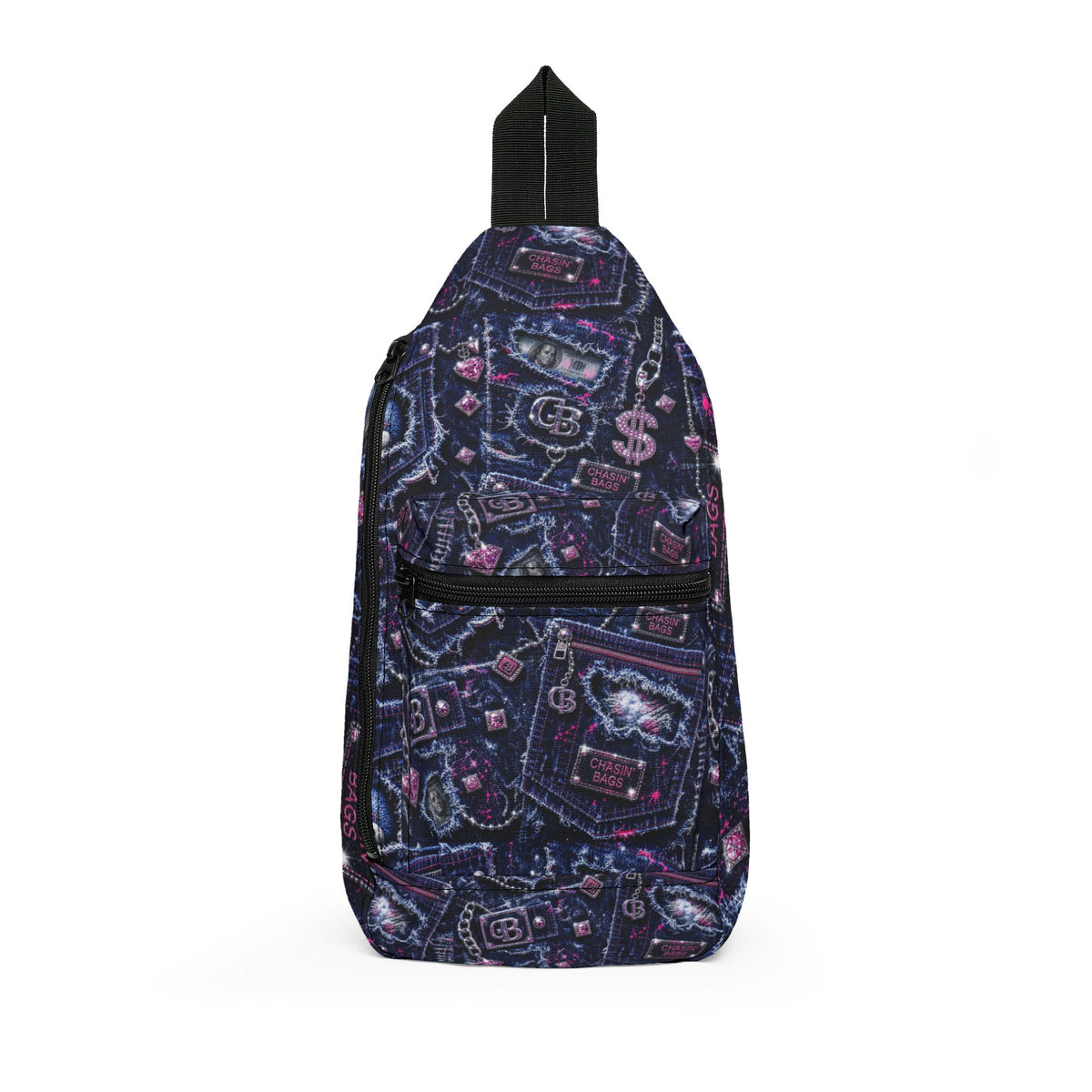 SPLASH Pattern Sling Bag — Crossbody