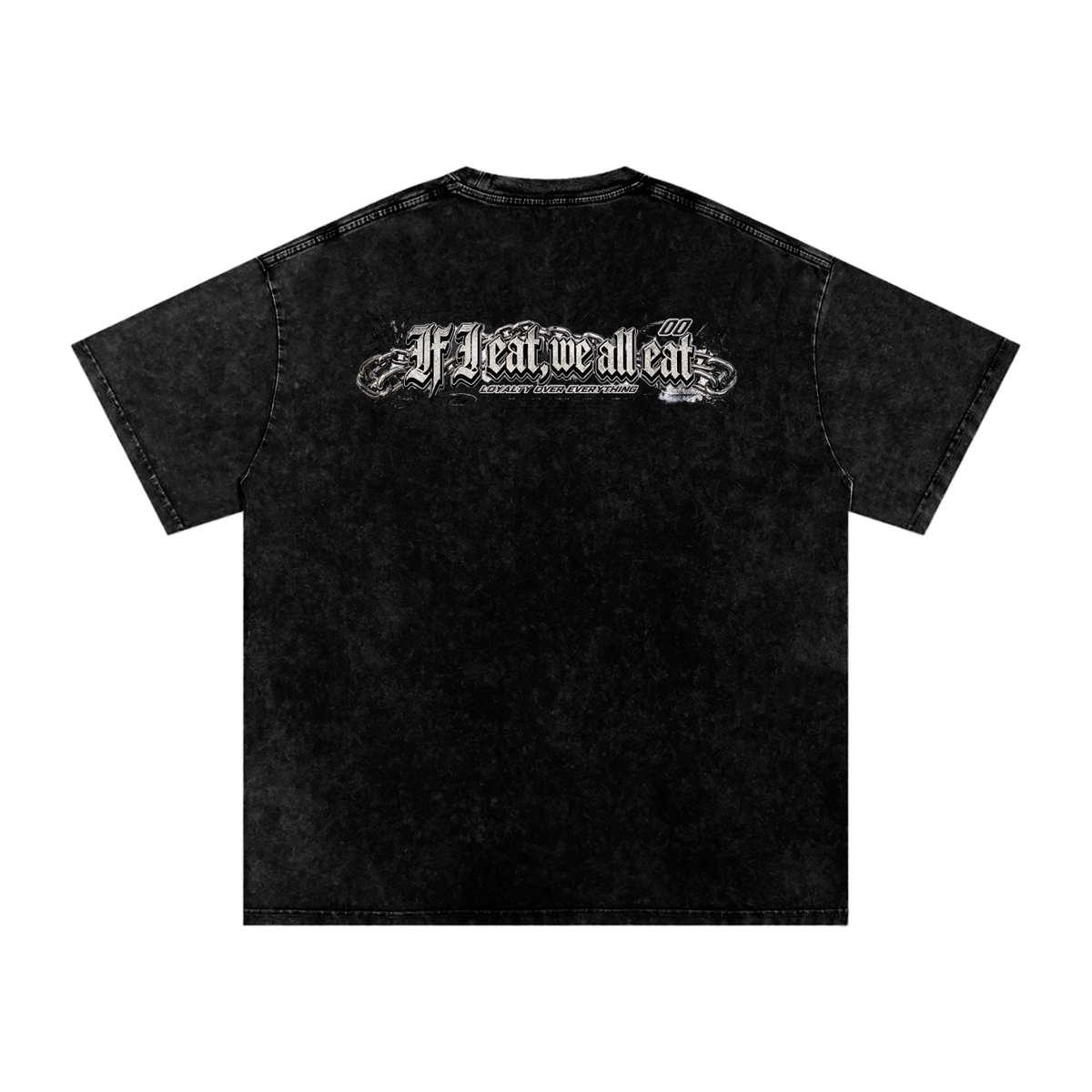 IF I EAT BEARY ON Snow Washed Oversized Cotton T-Shirt