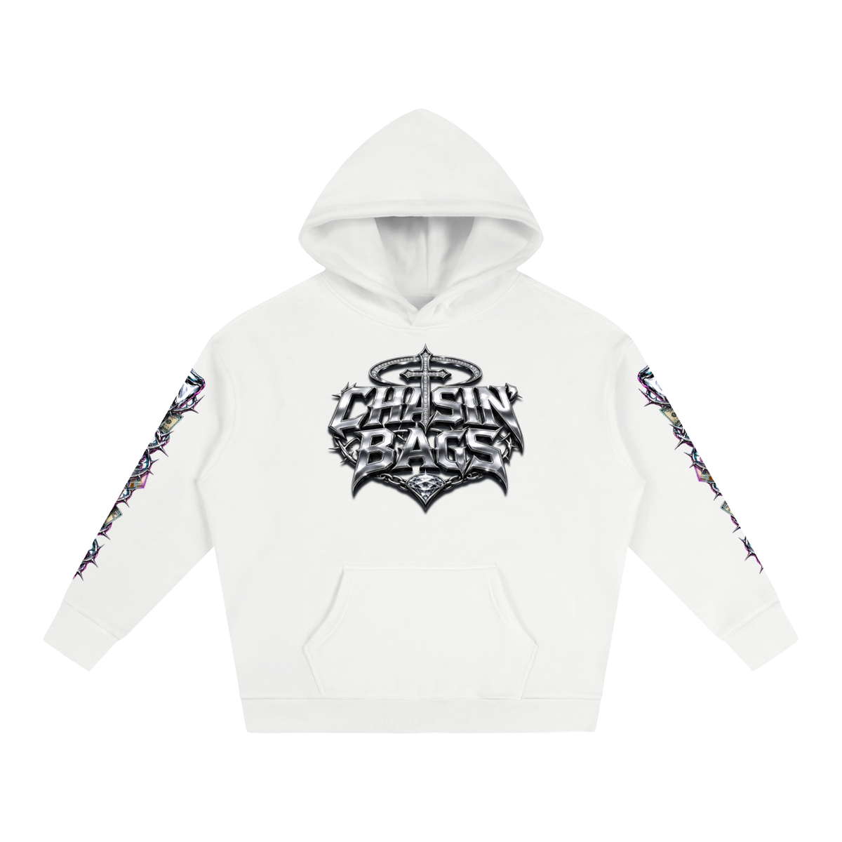 Oversize Fleeced Hoodie (IN MY BONES)