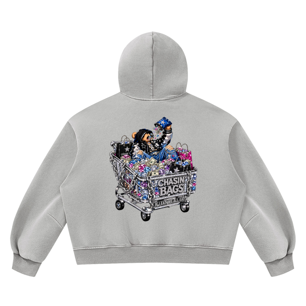 Unisex Vintage Wash Boxy Fleece Hoodie