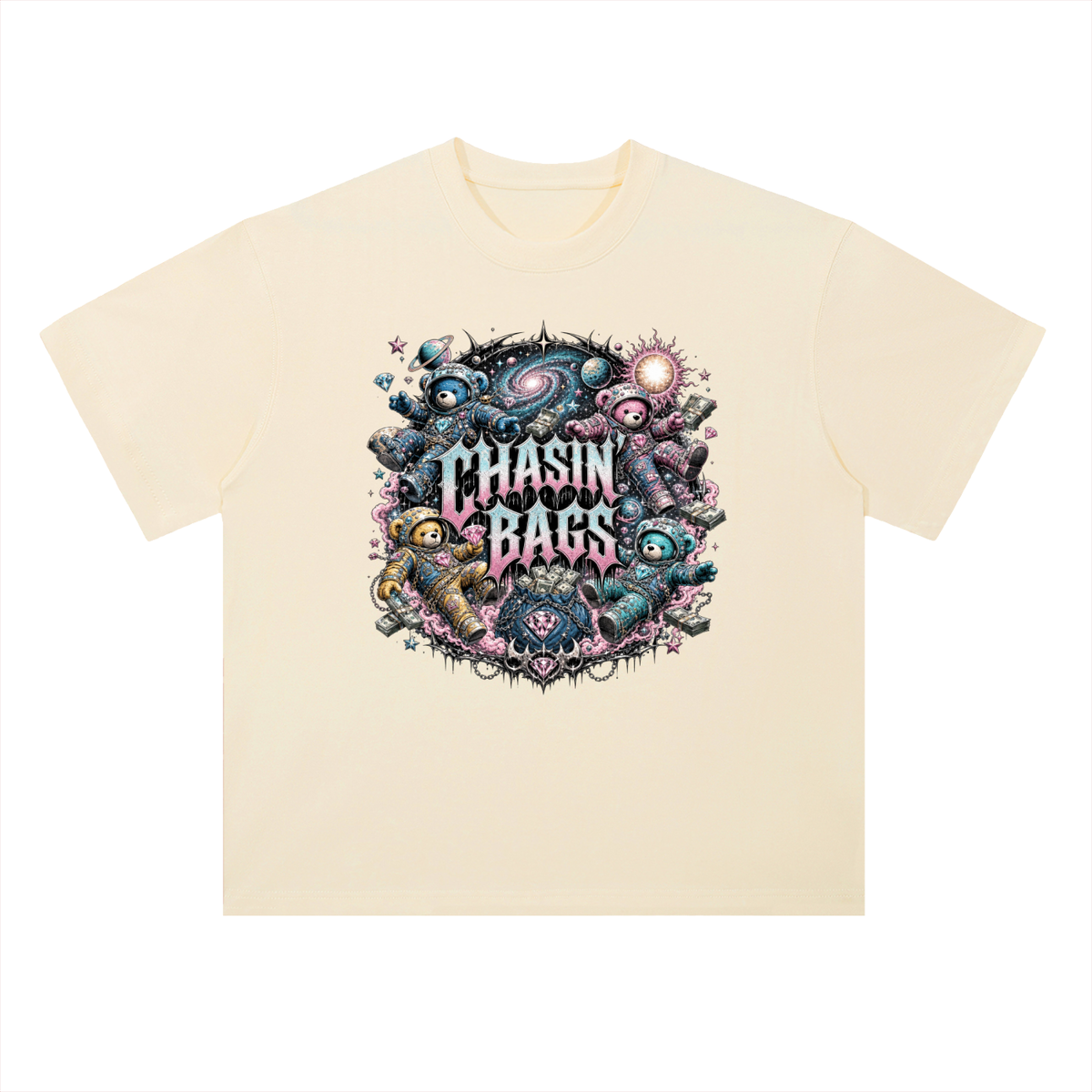 Heavyweight Drop Shoulder Cotton T-Shirt