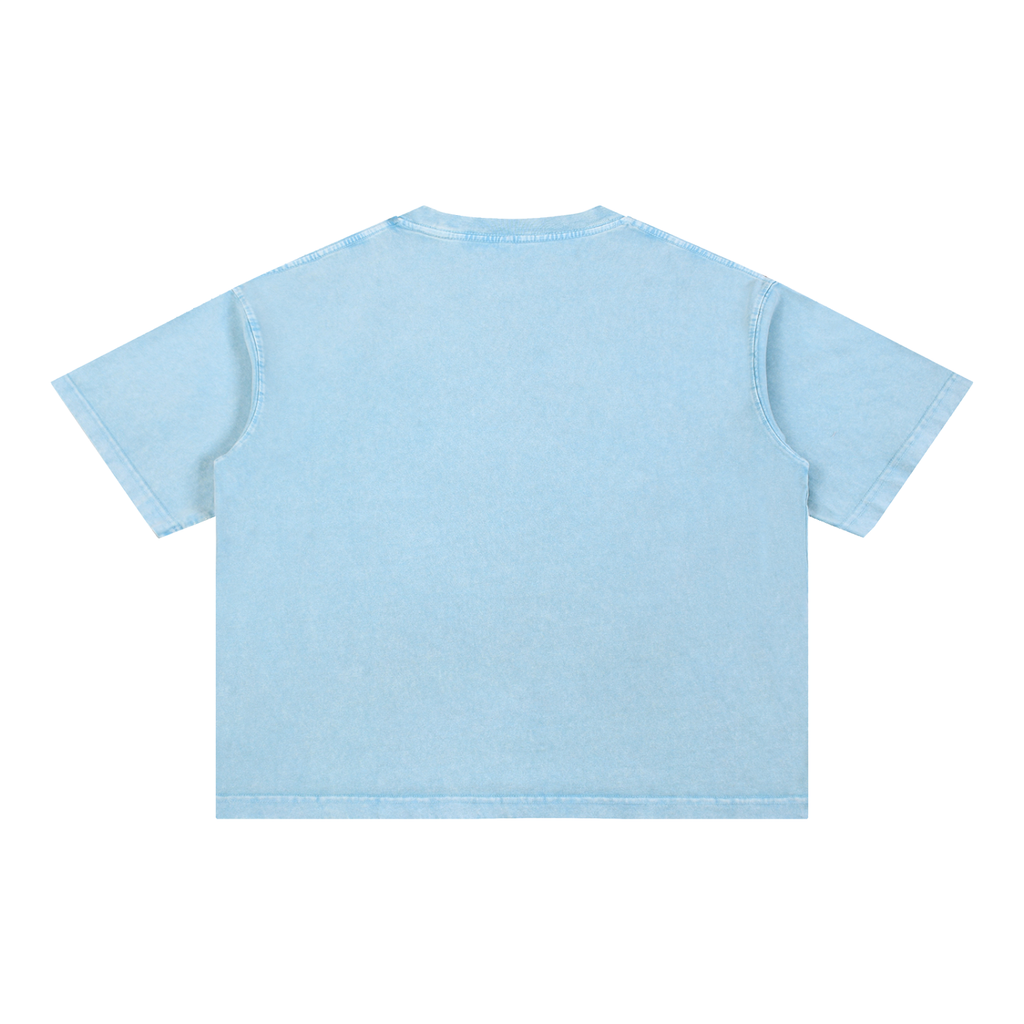Icon drip Mineral Wash Boxy Cotton T-Shirt