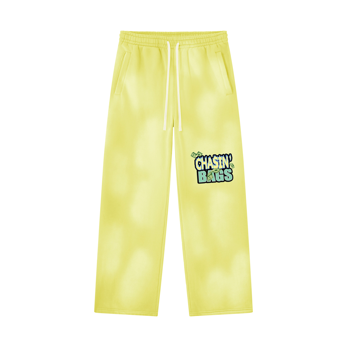 Unisex Sunfade Wide Leg Fleece Sweatpants ( SET 1)