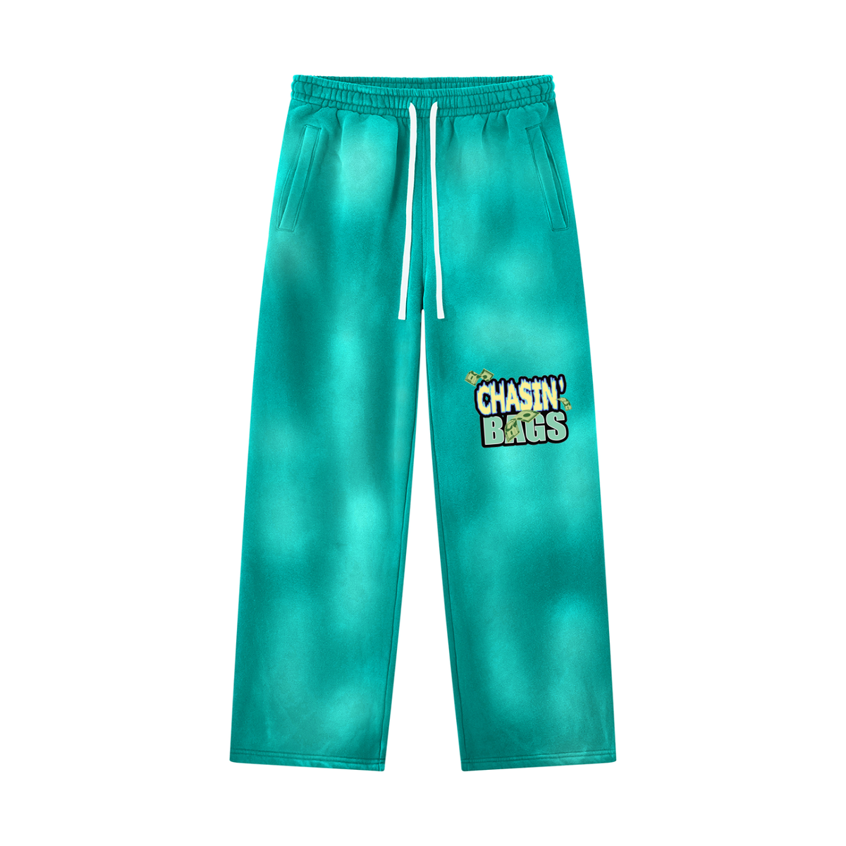 Unisex Sunfade Wide Leg Fleece Sweatpants ( SET 1)