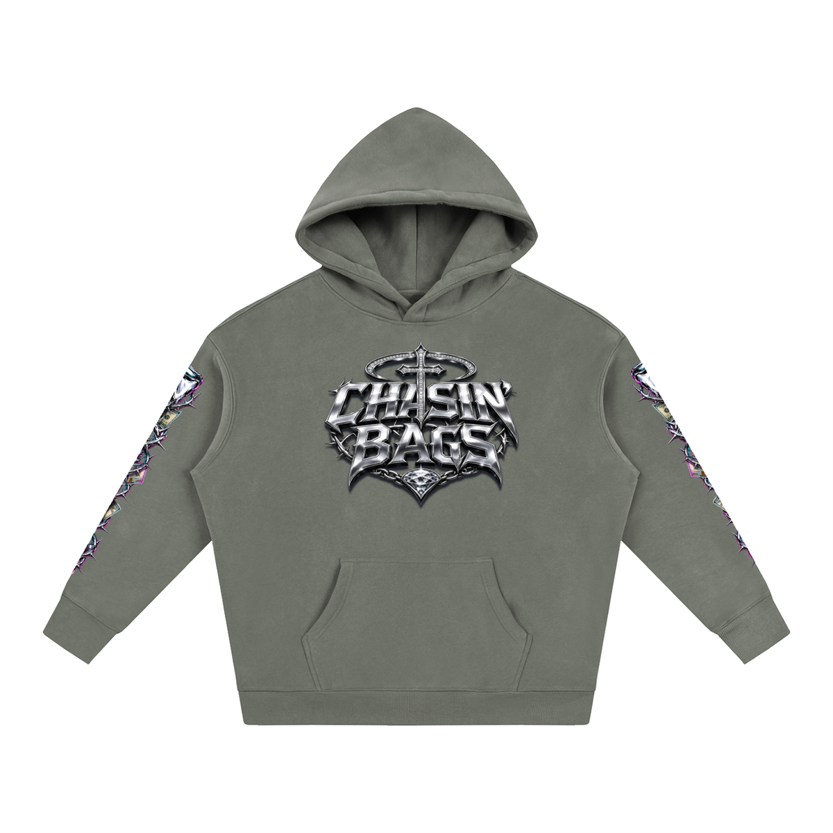 Oversize Fleeced Hoodie (IN MY BONES)