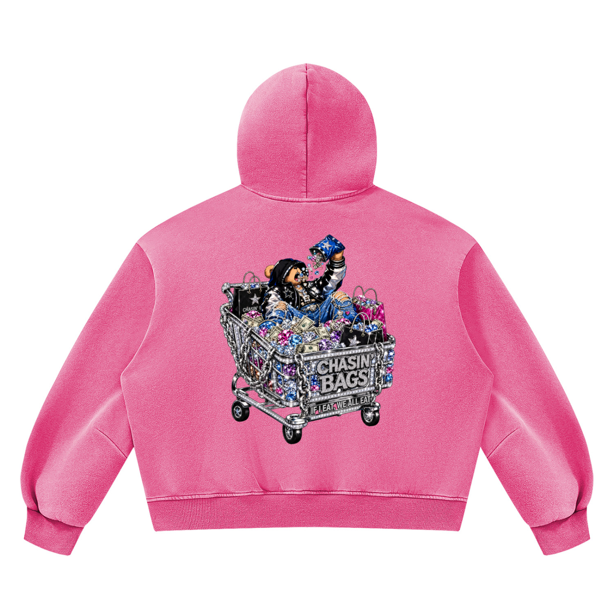 Unisex Vintage Wash Boxy Fleece Hoodie