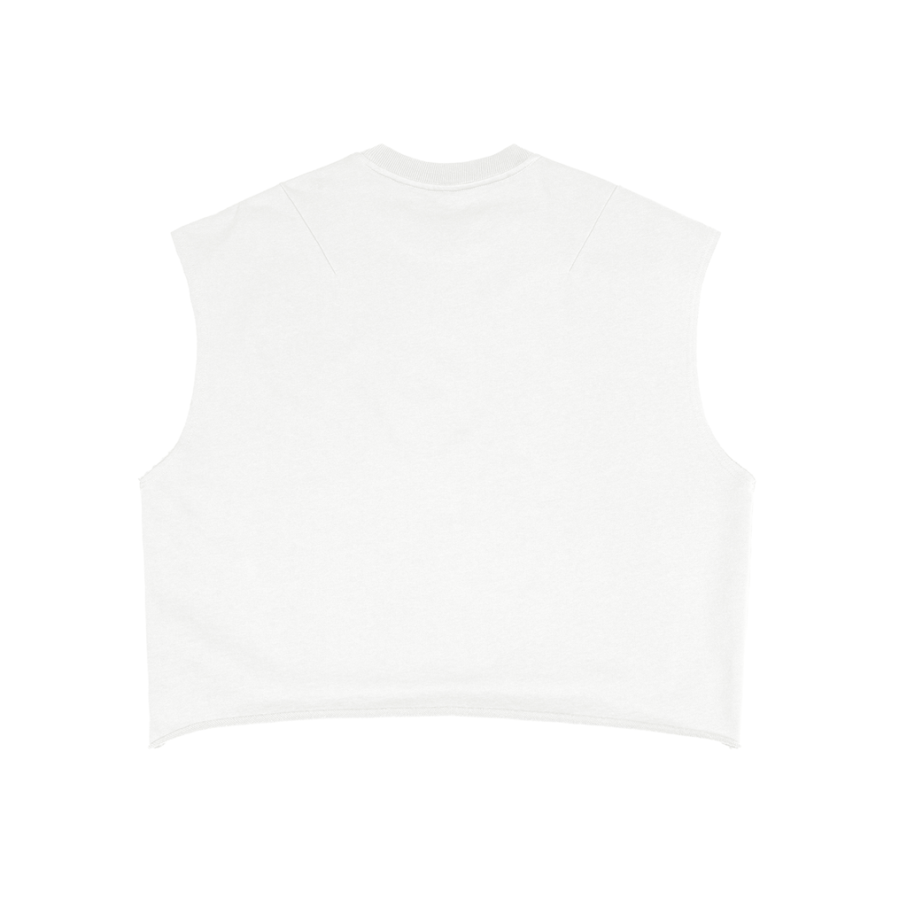 FLAME ICON ON French Terry Boxy Tank Top