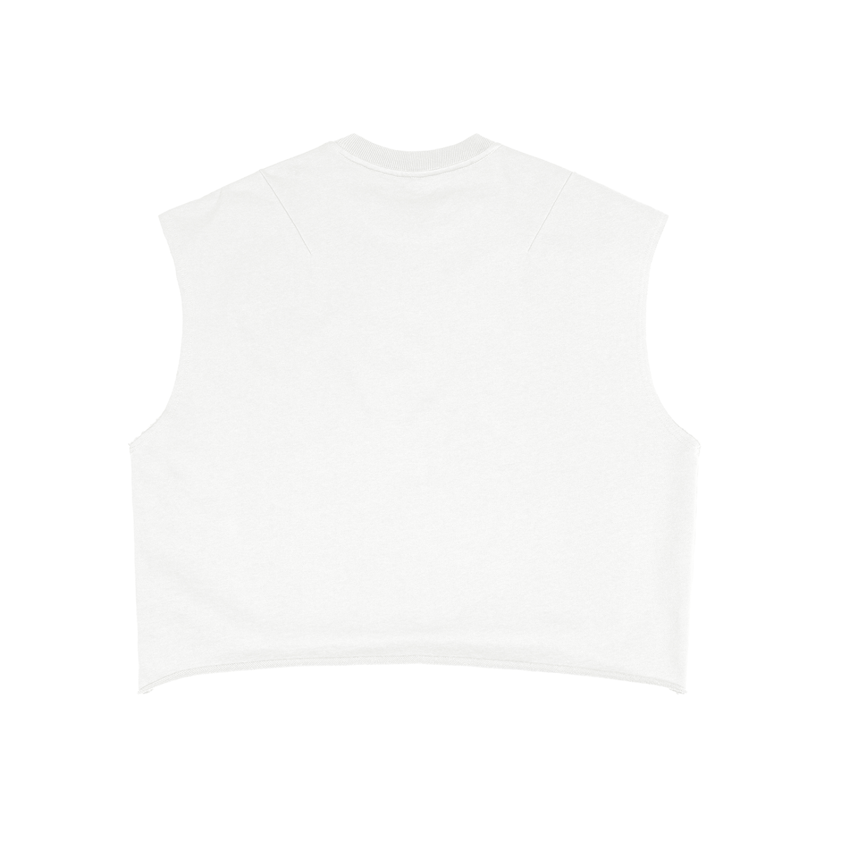 FLAME ICON ON French Terry Boxy Tank Top
