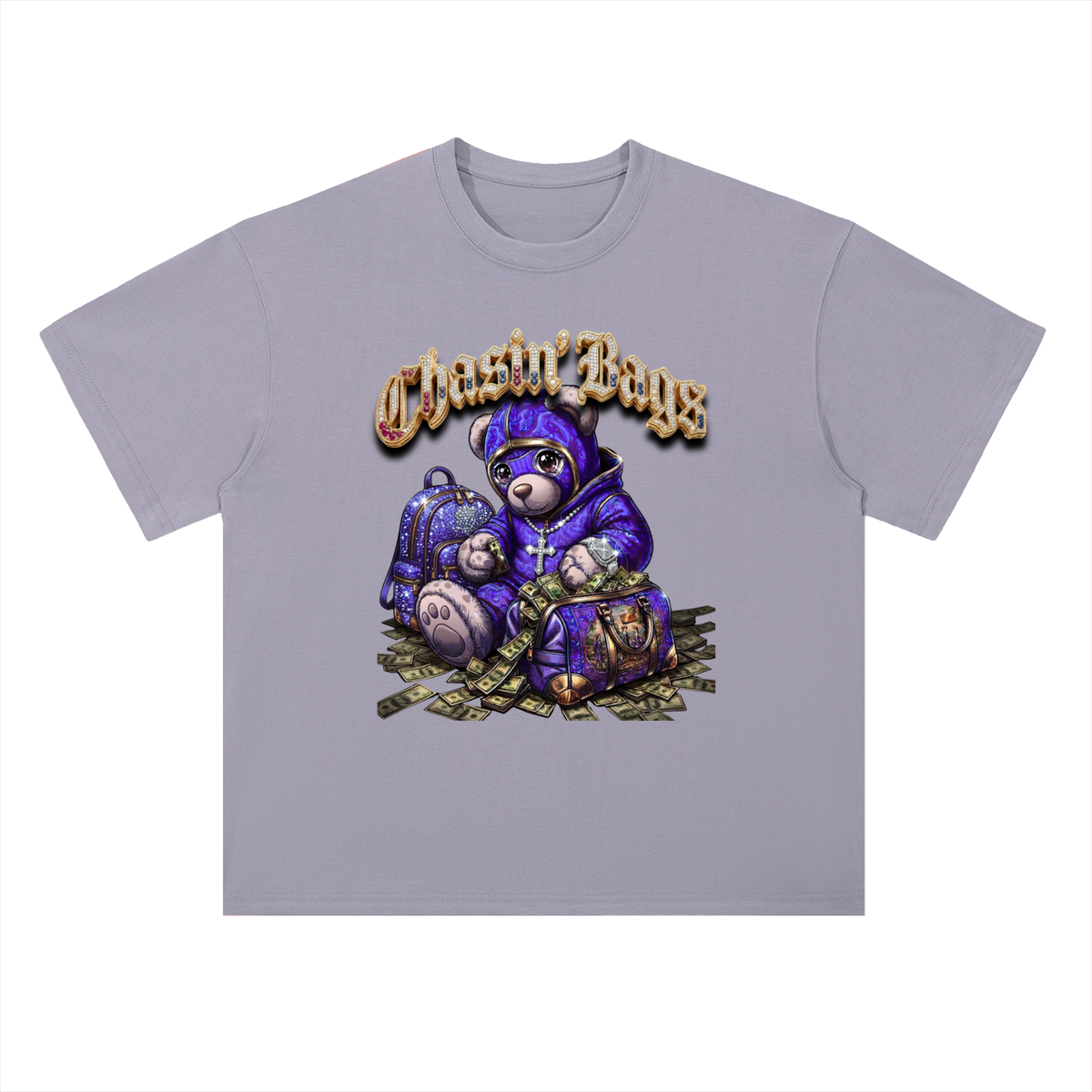 Heavyweight Drop Shoulder Cotton T-Shirt