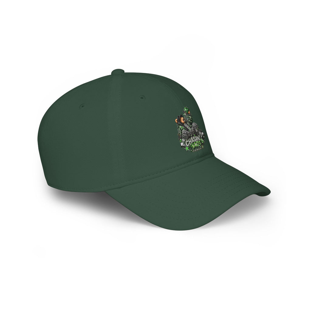 Low Profile Baseball Cap — 'Chasin' Bass' EATING Graphic Hat