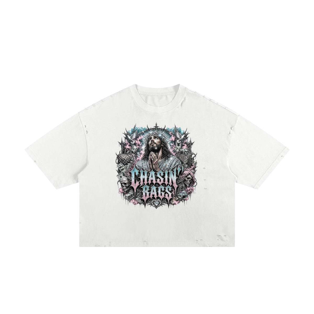 Classic Frayed Boxy Tee