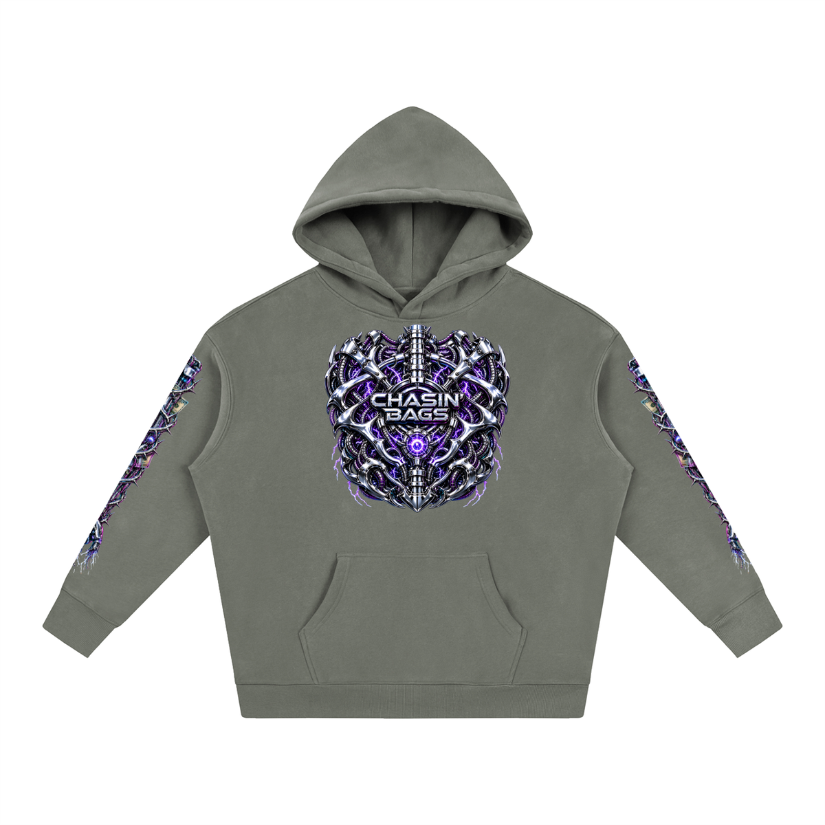 Oversize Fleeced Hoodie (CYBORG)