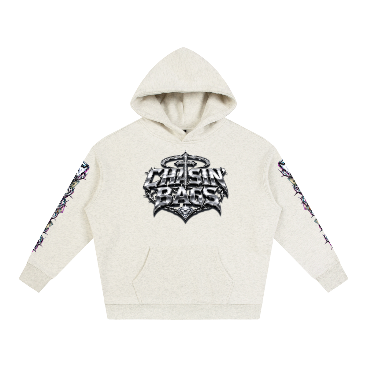 Oversize Fleeced Hoodie (IN MY BONES)
