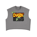 FLAME ICON ON French Terry Boxy Tank Top