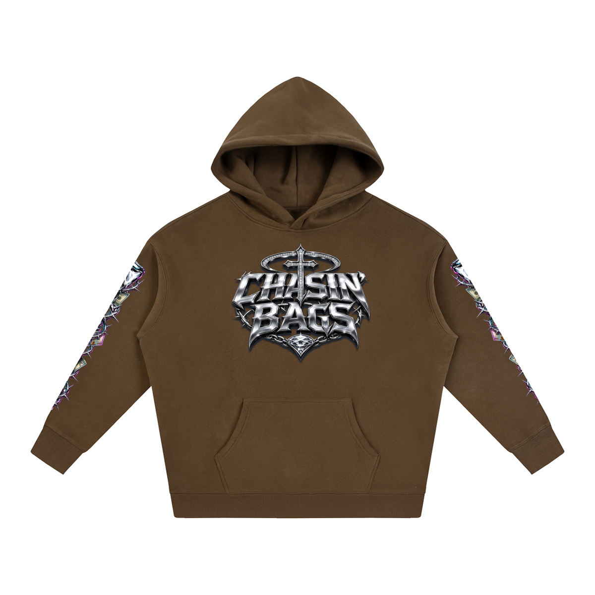 Oversize Fleeced Hoodie (IN MY BONES)