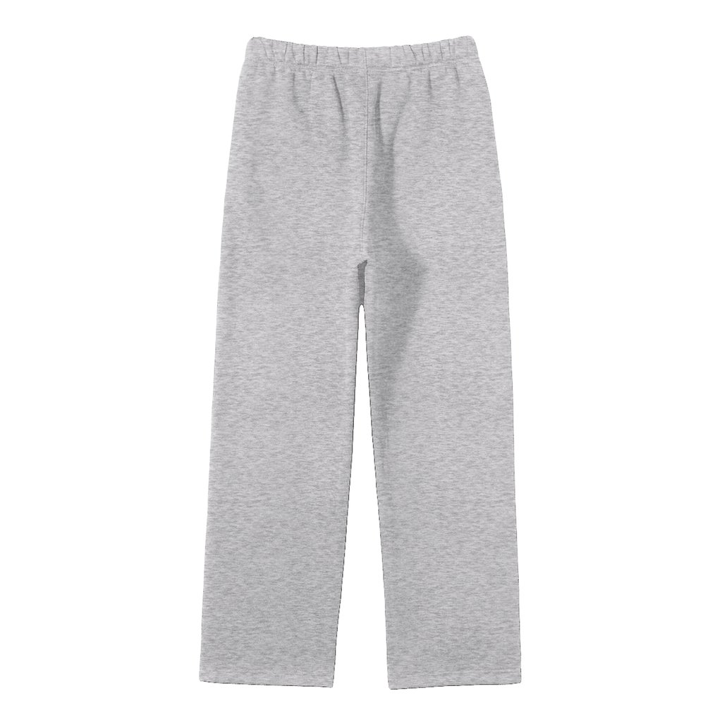 MG Unisex Solid Color Fleece Straight Leg Pants