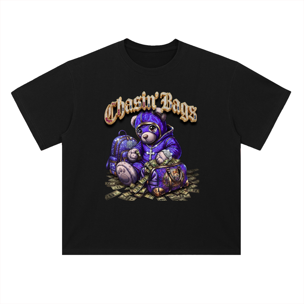 Heavyweight Drop Shoulder Cotton T-Shirt