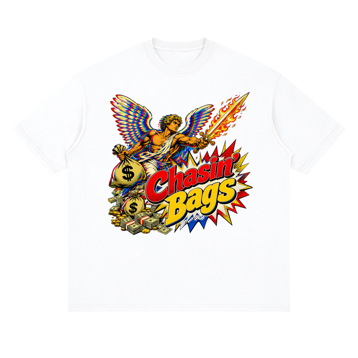 Streetwear Loose Drop Shoulder T-Shirt