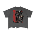 RUNNER on Vintage Wash Boxy Distressed Hem T-Shirt