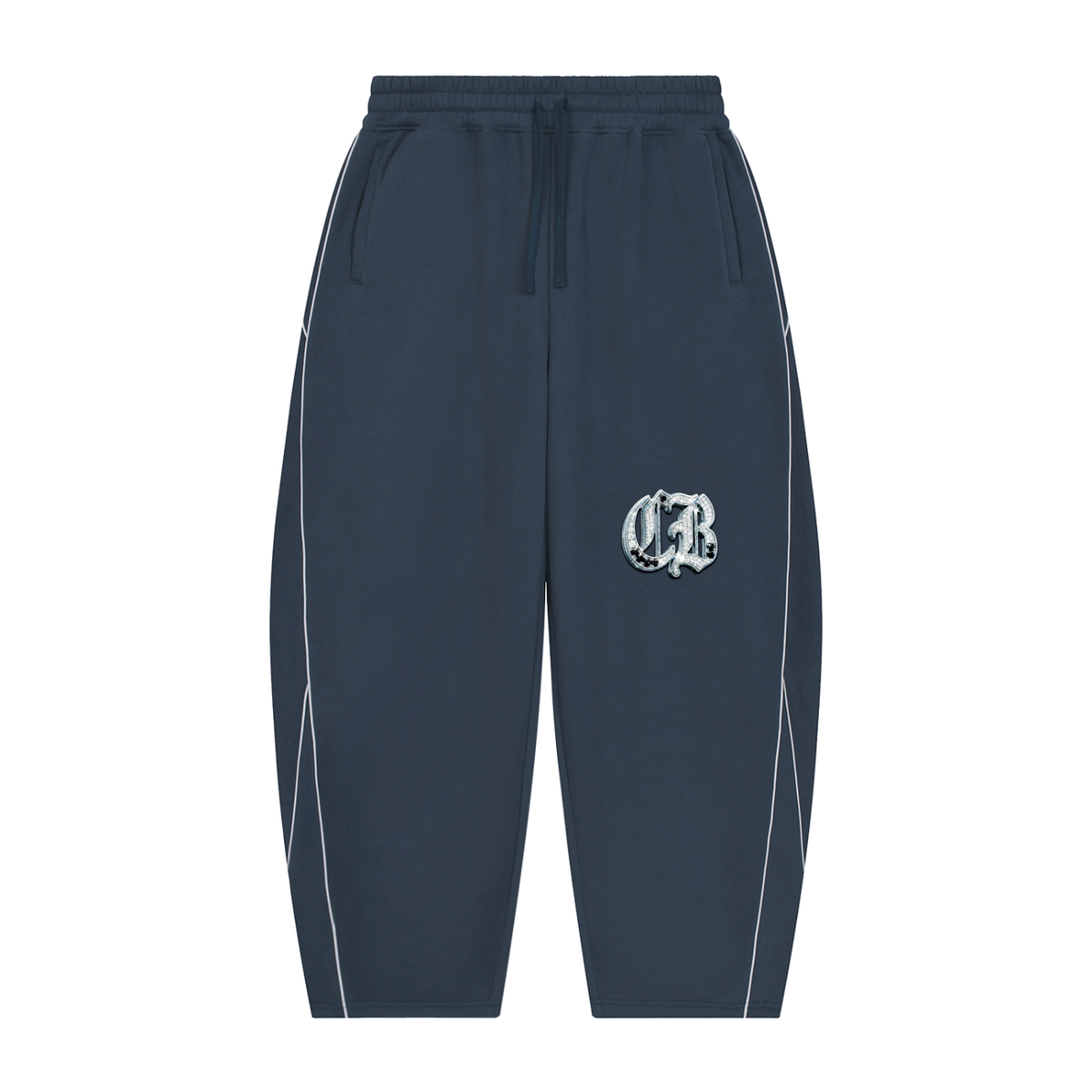 CB Unisex Piping Fleece Barrel Leg Sweatpants