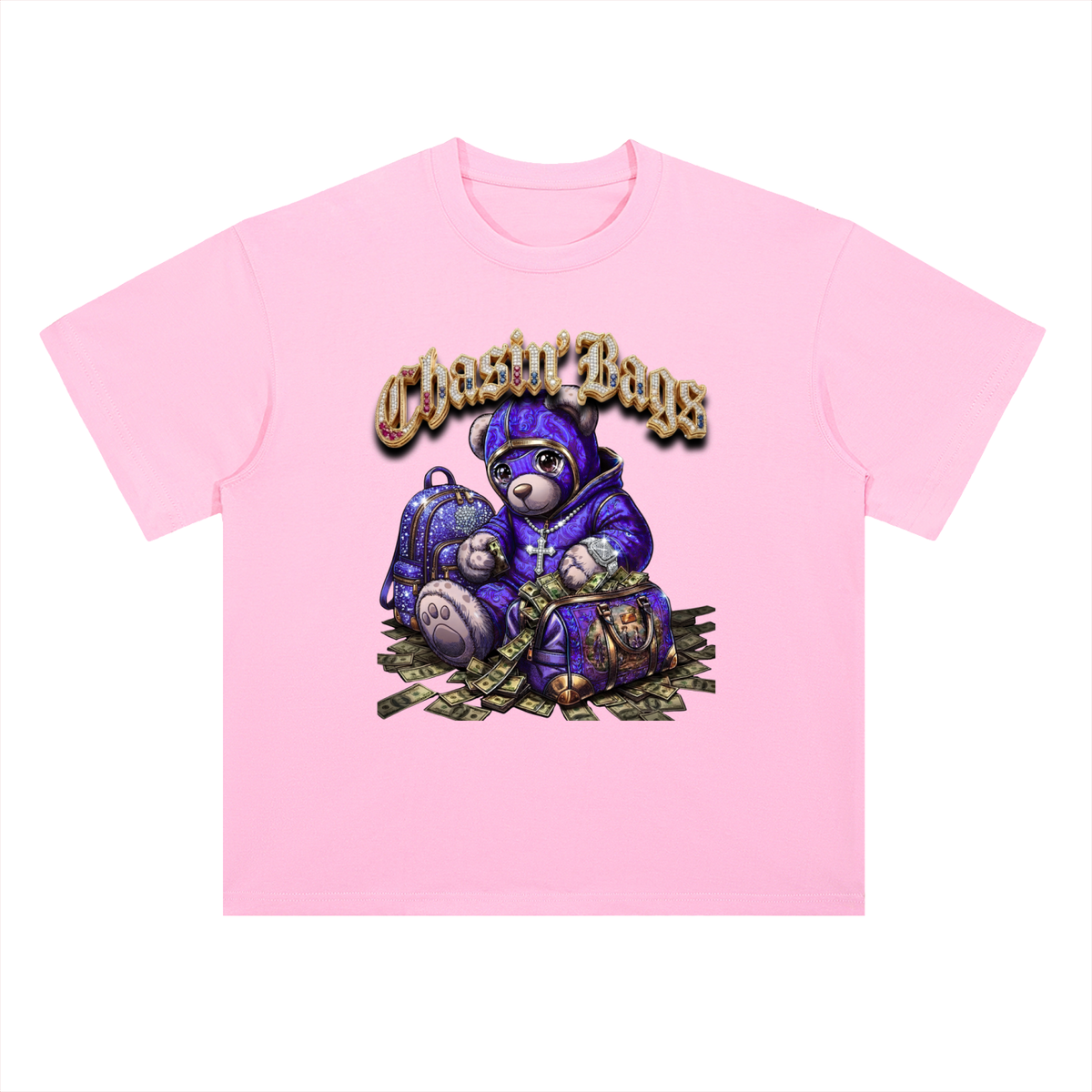 Heavyweight Drop Shoulder Cotton T-Shirt