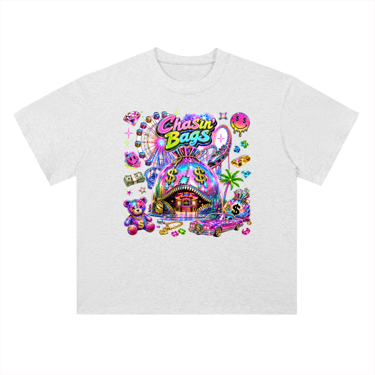 Heavyweight Drop Shoulder Cotton T-Shirt