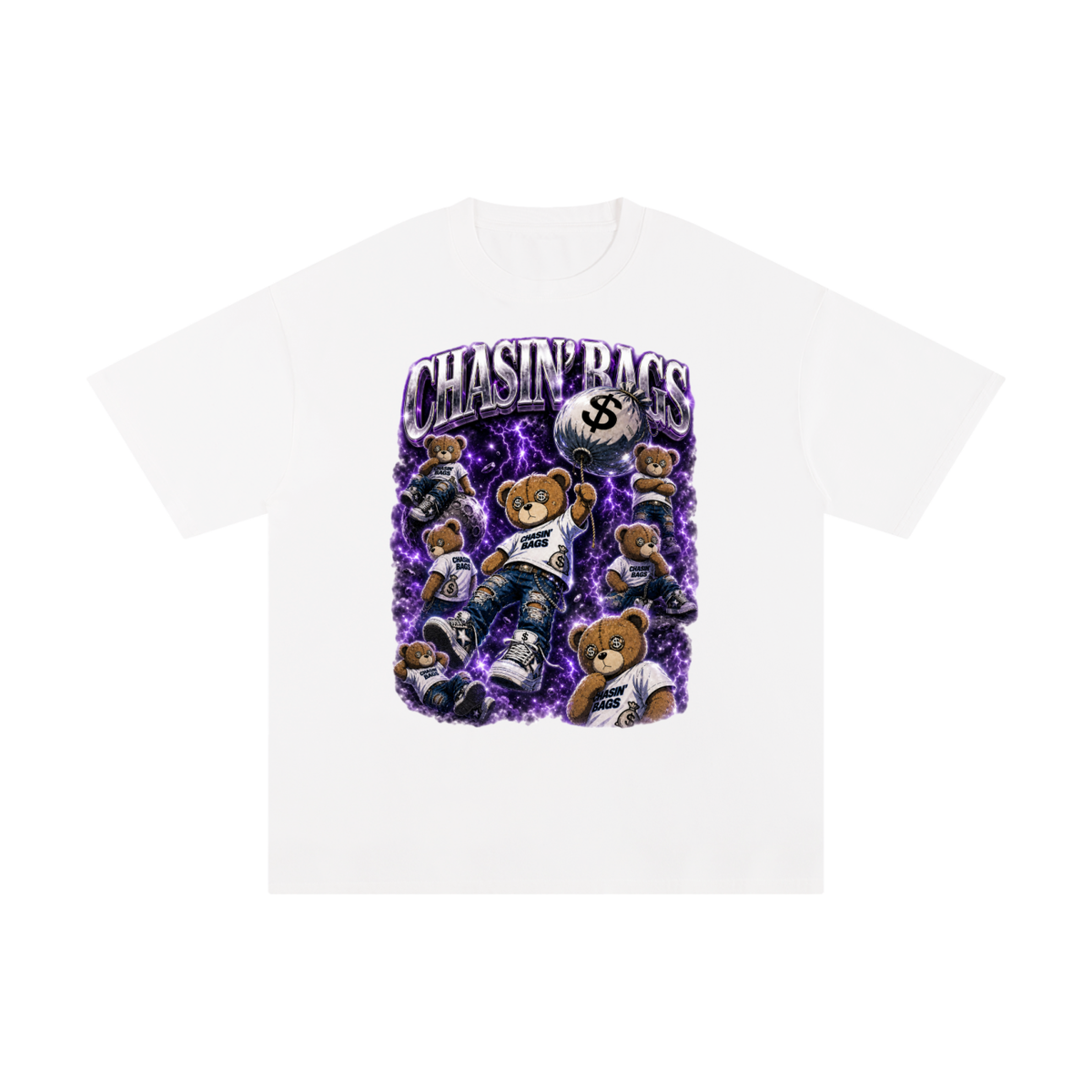 Beary Floats Unisex Pure Cotton T-Shirt