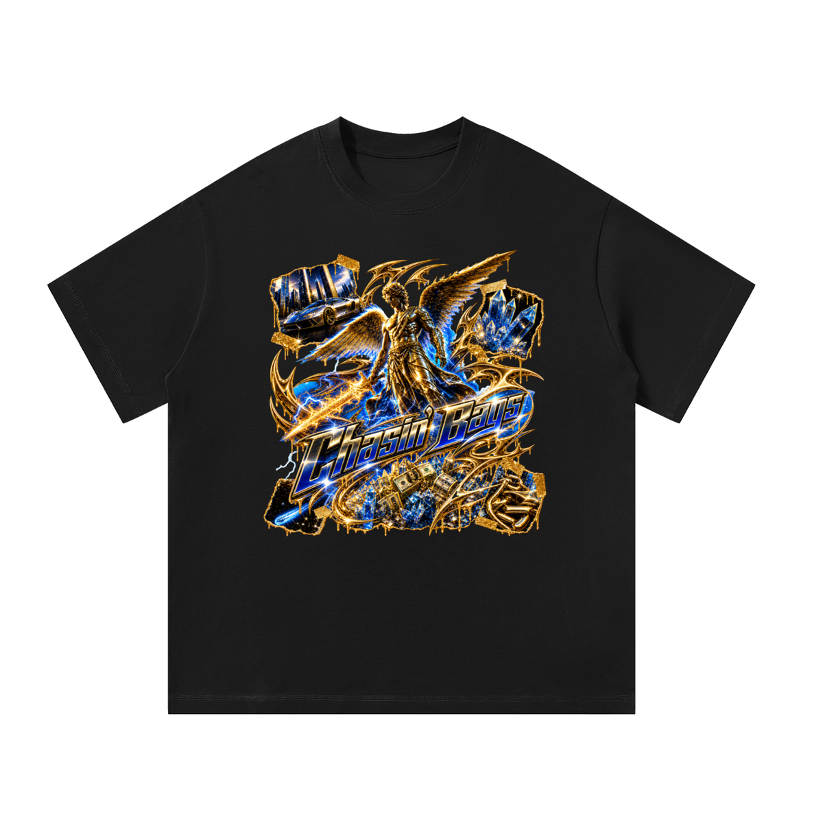 Unisex Oversized T-Shirt (ANGELIC BEING GOLD)