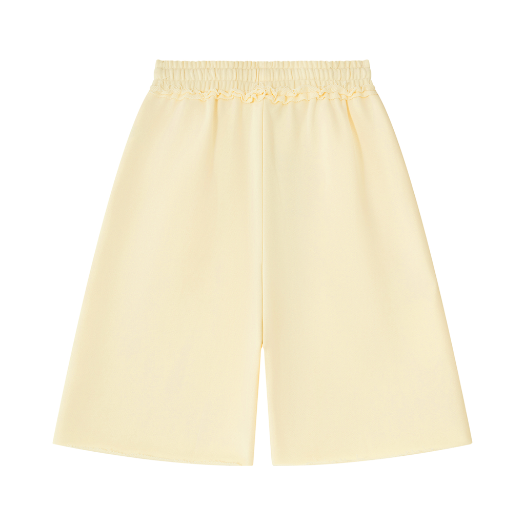 Retro icon 1 on Unisex Heavyweight Raw Edge Shorts
