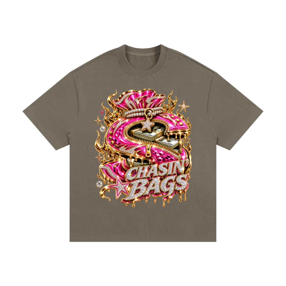 ABSTRACT BAG Essential Heavyweight Cotton T-Shirt