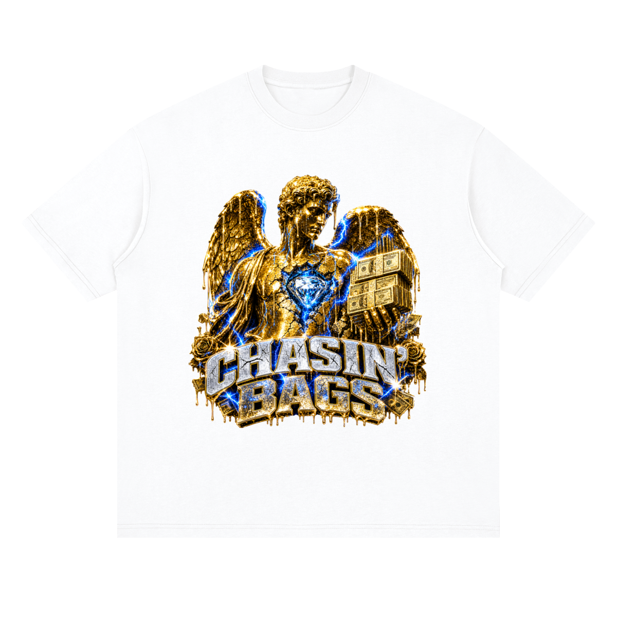 Streetwear Loose Drop Shoulder T-Shirt