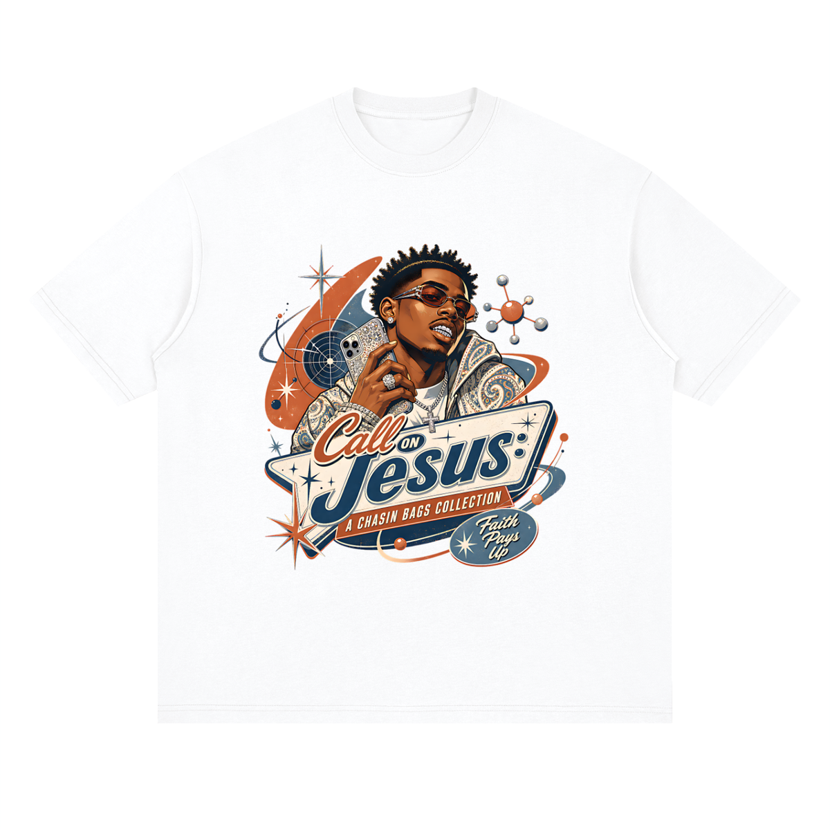 Jesus Loose Drop Shoulder T-Shirt