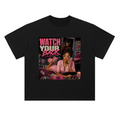 FREDDY K Heavyweight Drop Shoulder Cotton T-Shirt