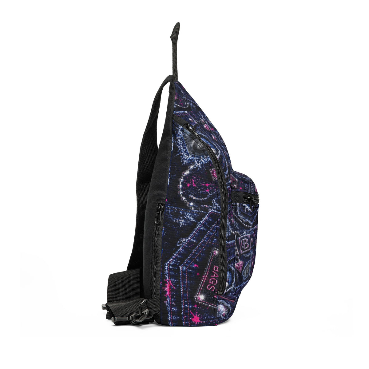 SPLASH Pattern Sling Bag — Crossbody